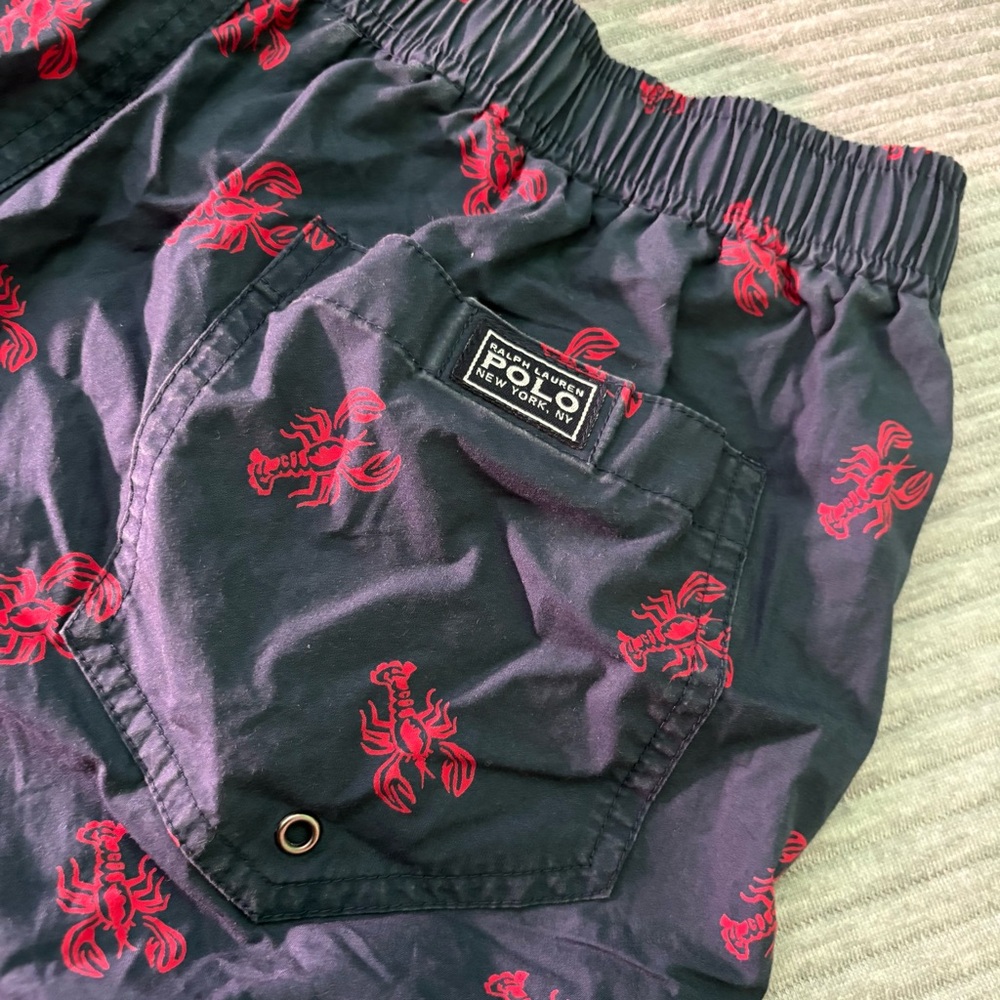 Lobster Swim Trunks Polo by Ralph Lauren Men’s Large  Shorts w/ Liner